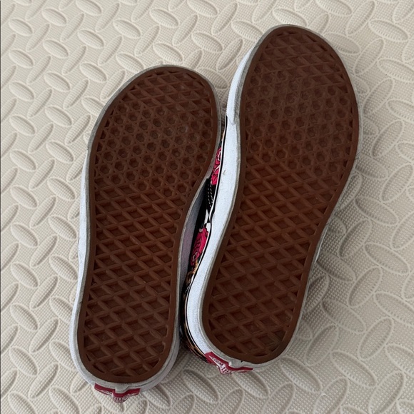 Vans Classic Slip On Womens Size 7 Rose Animal Checkerboard Skate Shoes - Picture 5 of 6